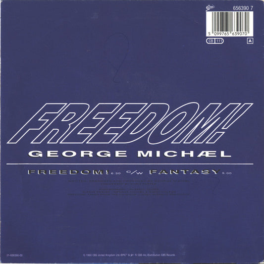 George Michael : Freedom! (7", Single)