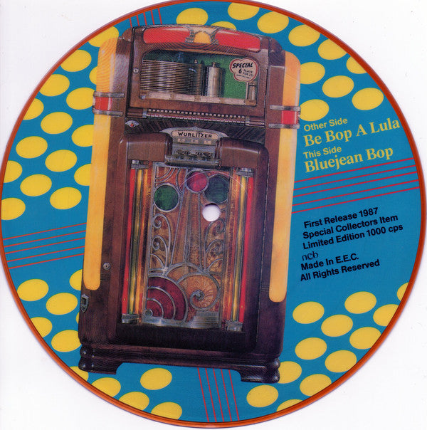 Gene Vincent & His Blue Caps : Be Bop A Lula / Bluejean Bop (7", Ltd, Pic)