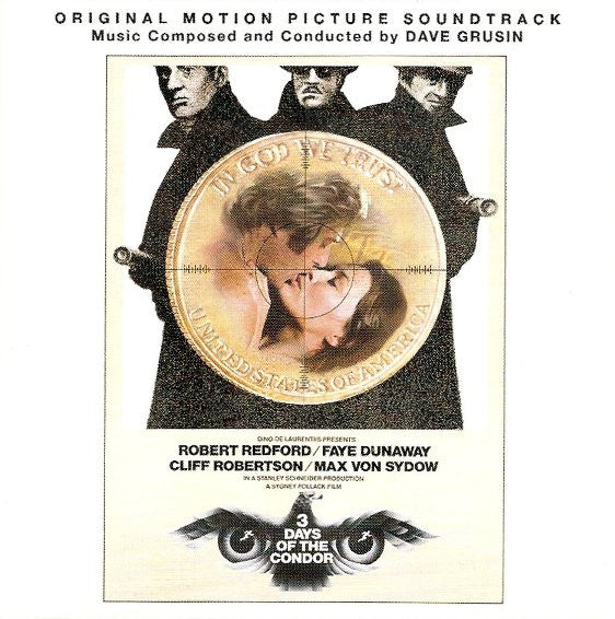 Dave Grusin : 3 Days Of The Condor (Original Motion Picture Soundtrack) (CD, RE)