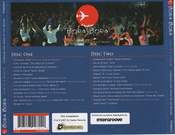Gee Moore : Bora Bora Life Is A Beach (2xCD, Comp, Mixed)