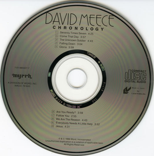 David Meece : Chronology (CD, Album, Comp)