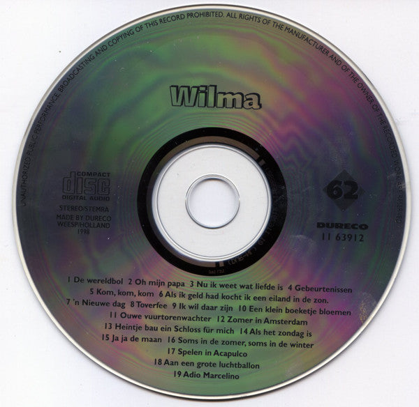 Wilma : Wilma (CD, Comp)