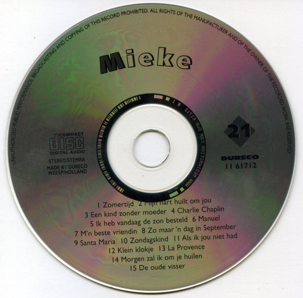 Mieke : Mieke (CD, Comp)