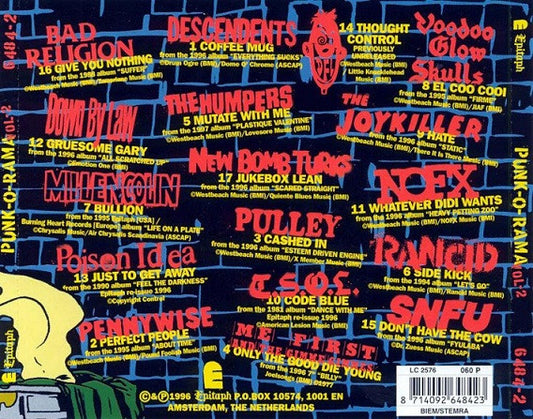 Various : Punk-O-Rama Vol. 2 (CD, Comp)