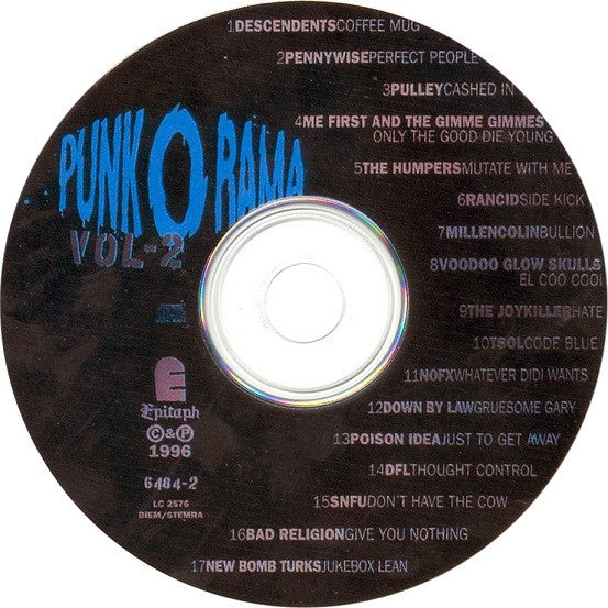 Various : Punk-O-Rama Vol. 2 (CD, Comp)