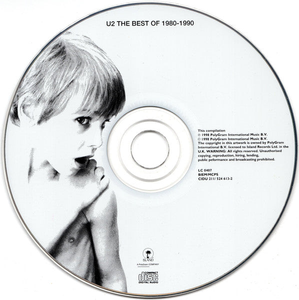 U2 : The Best Of 1980-1990 (CD, Comp, RM)