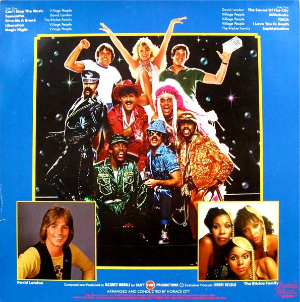 Village People : Can't Stop The Music - The Original Motion Picture Soundtrack Album (LP, Album, Gat)