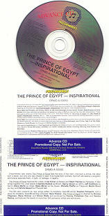 Various : The Prince Of Egypt Nashville (CD, Advance, Album, Promo)