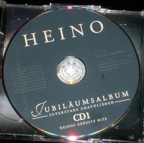 Heino : Jubiläumsalbum (Superstars Gratulieren) (2xCD, Comp, Copy Prot.)