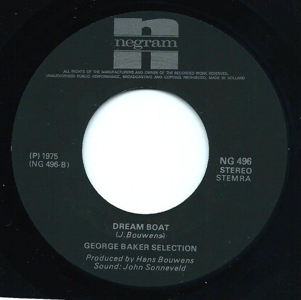 George Baker Selection : Paloma Blanca (7", Single, Sil)