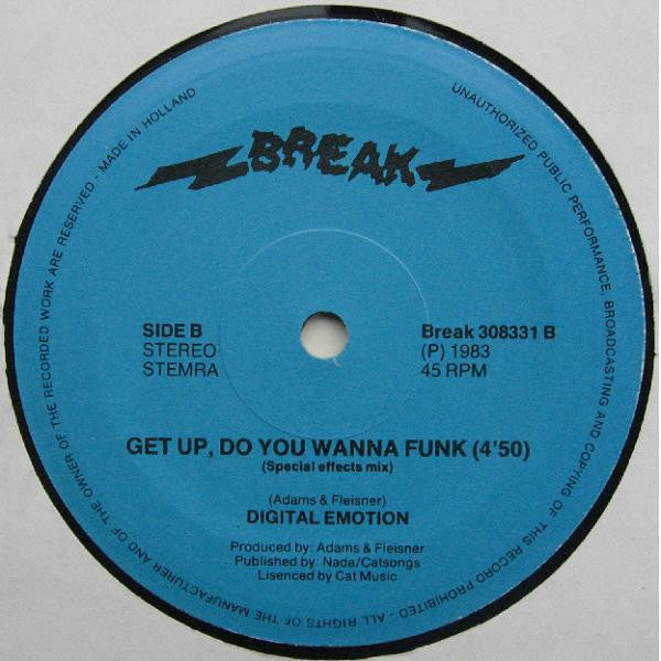 Digital Emotion : Get Up Action (12")