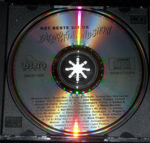 Various : Het Beste Uit De Zaterdagavondshow (CD, Comp)