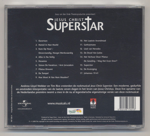 Tim Rice and Andrew Lloyd Webber : Jesus Christ Superstar (Het Nederlandse Cast Album) (CD)