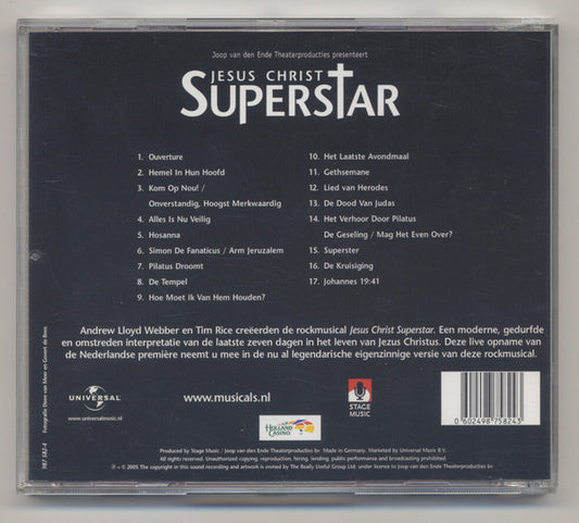 Tim Rice and Andrew Lloyd Webber : Jesus Christ Superstar (Het Nederlandse Cast Album) (CD)
