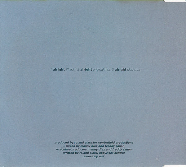 Urban Soul : Alright (CD, Single)