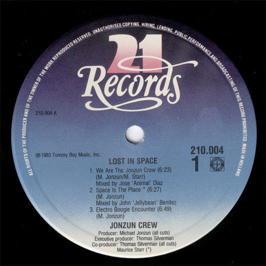 The Jonzun Crew : Lost In Space (LP, Album)