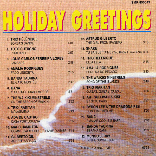 Various : Holiday Greetings 22 Sunny Hits (CD, Comp)