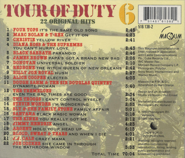 Various : Tour Of Duty 6 (CD, Comp)