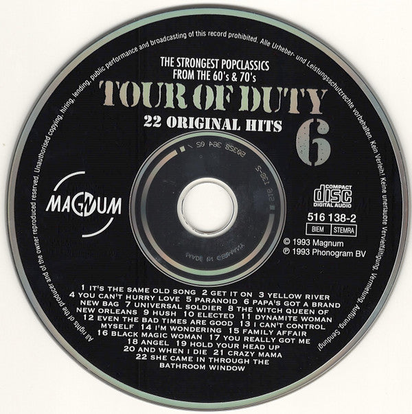 Various : Tour Of Duty 6 (CD, Comp)