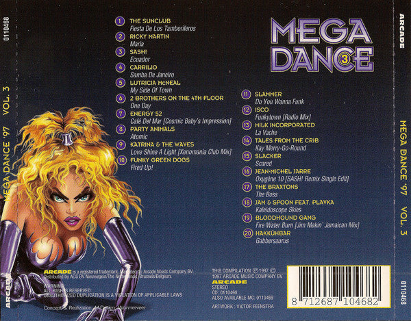 Various : Mega Dance '97 Volume 3 (CD, Comp)