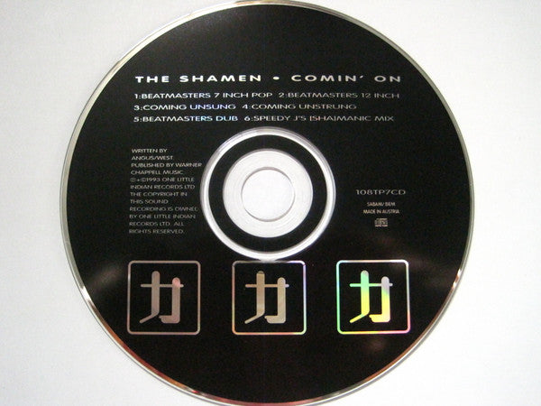The Shamen : Comin' On (CD, Single)