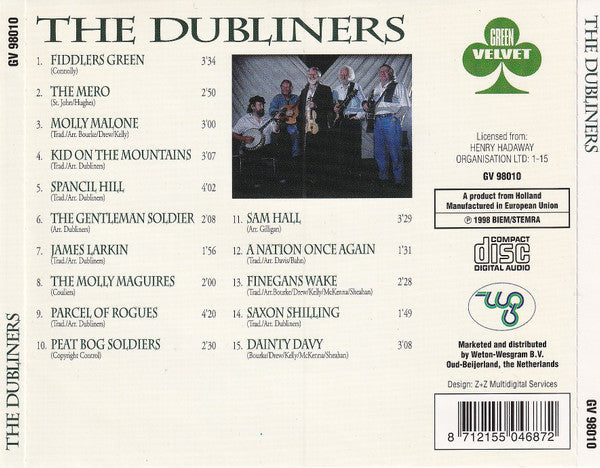 The Dubliners : The Dubliners (CD, Comp)