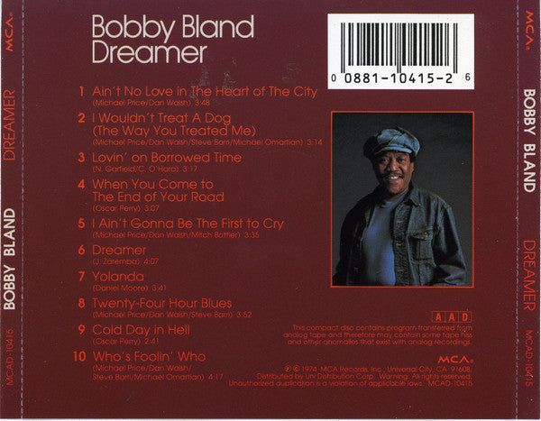 Bobby Bland : Dreamer (CD, Album, RE)