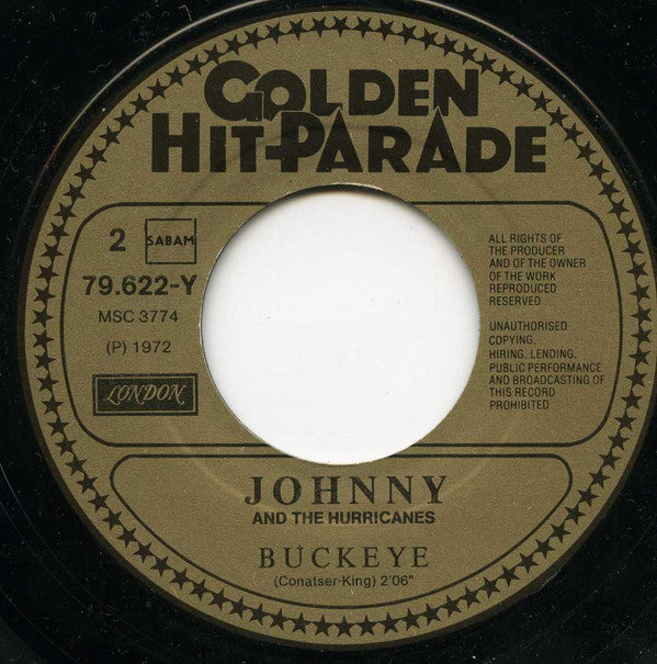 Johnny And The Hurricanes : Red River Rock (7", Single, RE)
