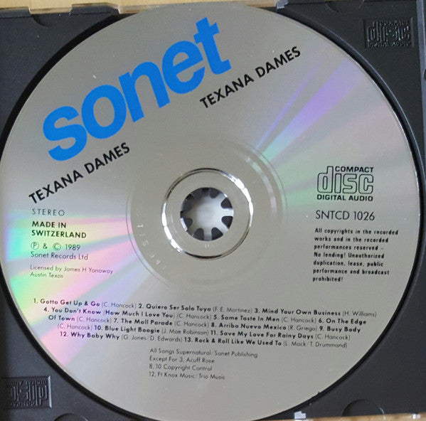 Texana Dames : Texana Dames (CD, Album)