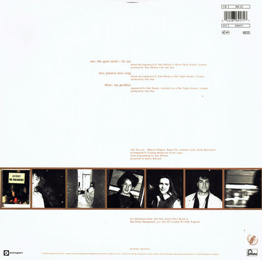 Ruby Blue : The Quiet Mind (12")
