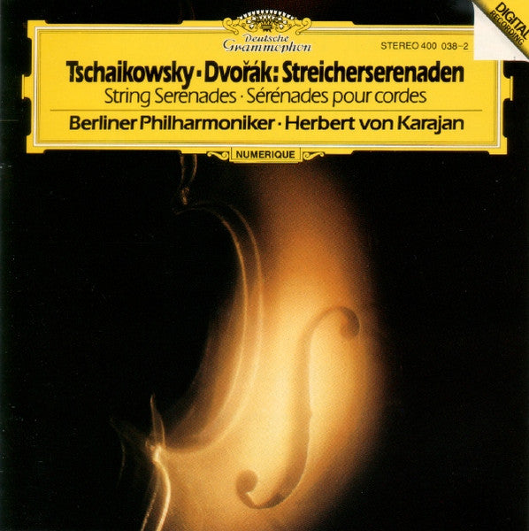 Pyotr Ilyich Tchaikovsky · Antonín Dvořák - Berliner Philharmoniker · Herbert von Karajan : Streicherserenaden = String Serenades = Sérénades Pour Cordes (CD, Album, RE)