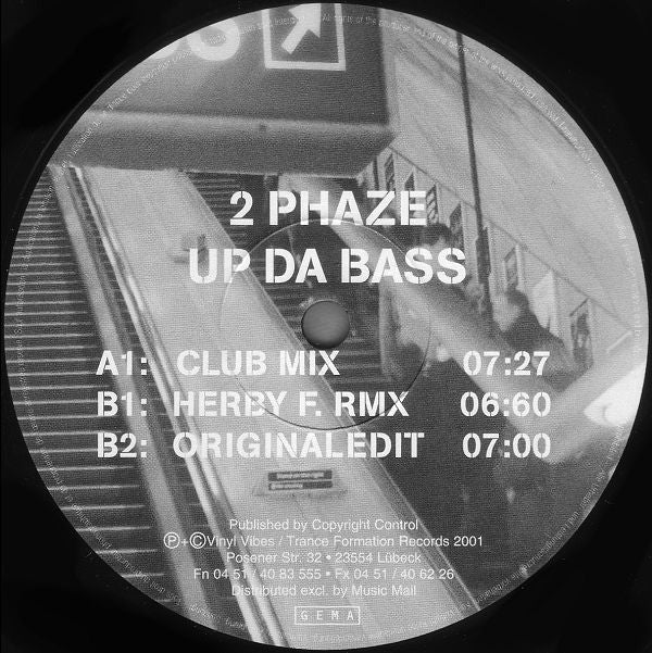 2 Phaze : Up Da Bass (12")