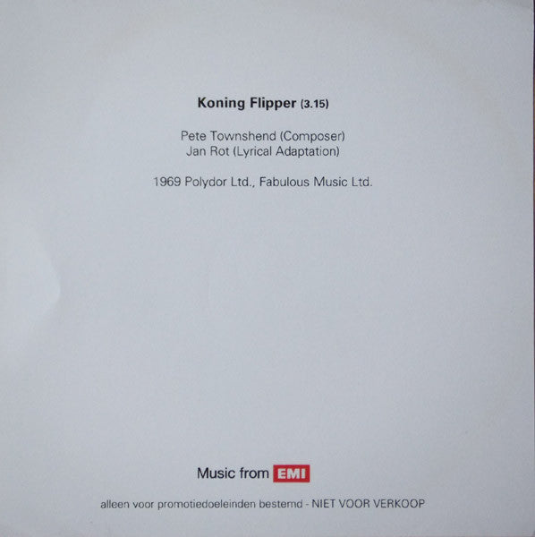 Di-Rect : Koning Flipper (CD, Single, Promo)