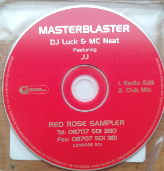 DJ Luck & MC Neat Feat  JJ (5) : Masterblaster (CD, Maxi, Smplr)