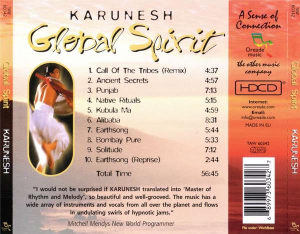 Karunesh : Global Spirit (CD, Album)