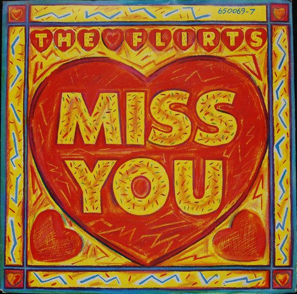 The Flirts : Miss You (7", Single)