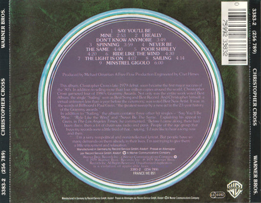 Christopher Cross : Christopher Cross (CD, Album, RE, Gol)