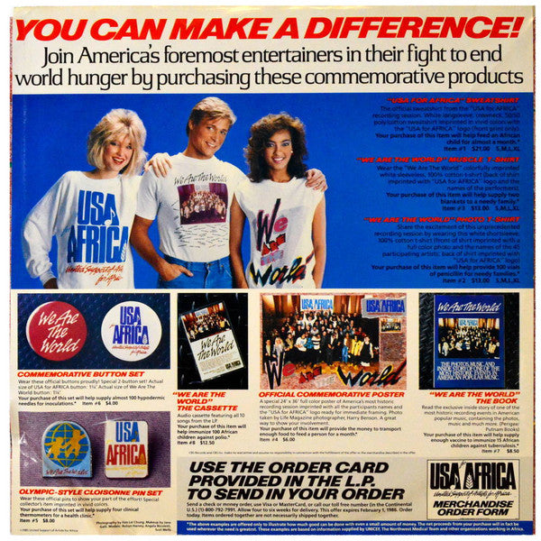USA For Africa : We Are The World (LP, Album)