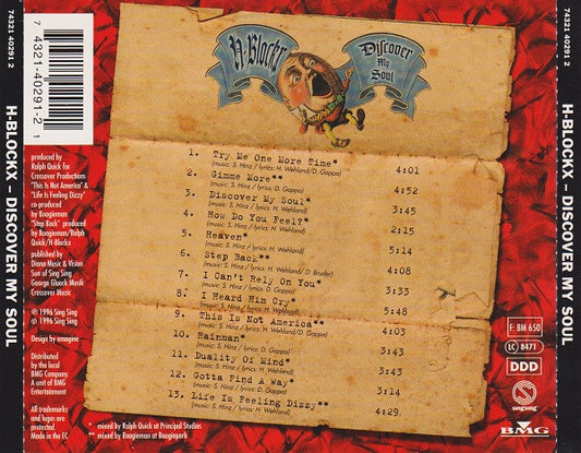 H-Blockx : Discover My Soul (CD, Album)
