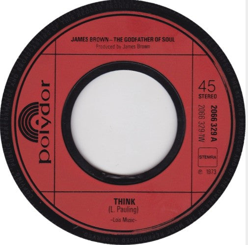 James Brown : Think / Something (7", Single)