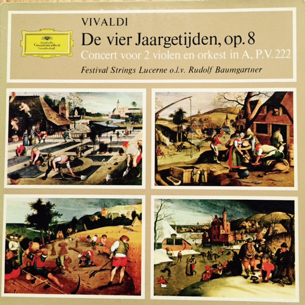 Antonio Vivaldi : De Vier Jaargetijden, Op. 8 / Concert Voor 2 Violen En Orkest In A, P.V. 222 (LP, Comp, Club)