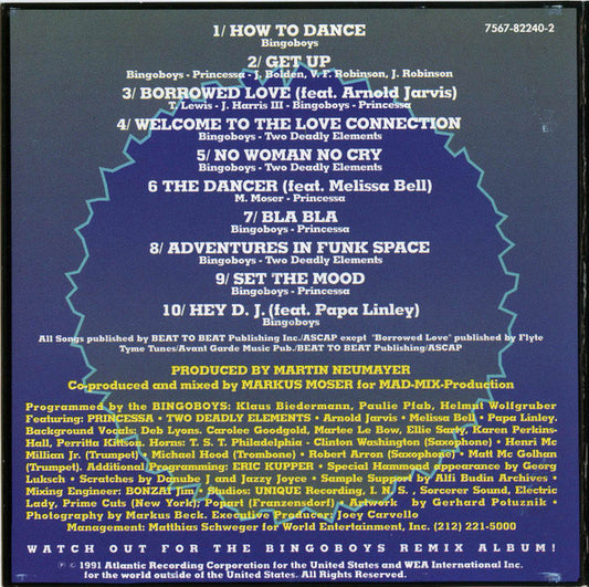 Bingoboys Featuring: Princessa (2) & Two Deadly Elements : The Best Of Bingoboys (CD, Album)