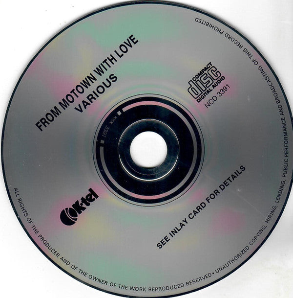 Various : From Motown With Love (CD, Comp)