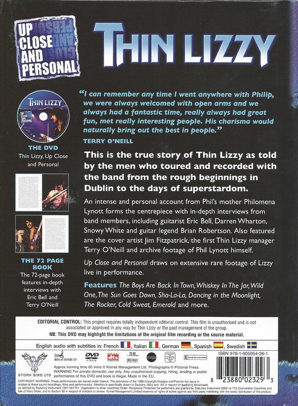Thin Lizzy : Up Close And Personal (DVD-V, Unofficial, PAL)
