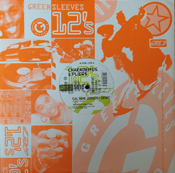 Chaka Demus & Pliers : Gal Wine Junglist Grind (12", Single)