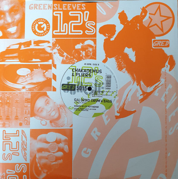 Chaka Demus & Pliers : Gal Wine Junglist Grind (12", Single)