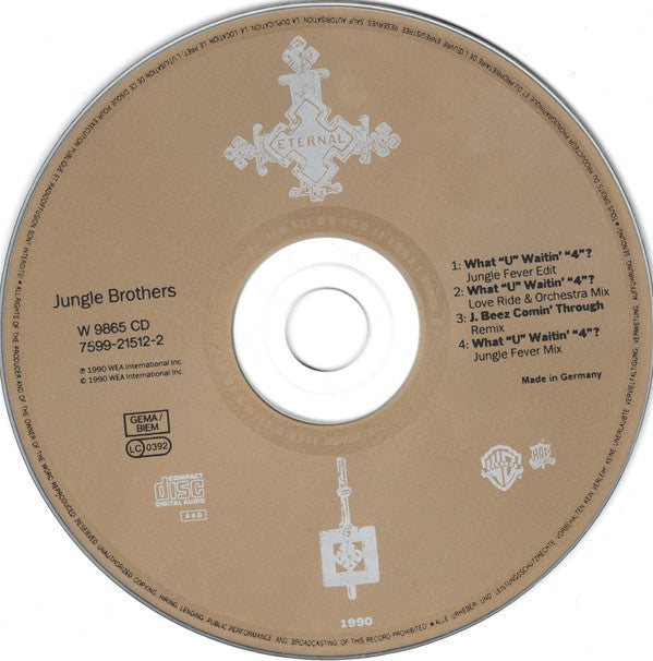 Jungle Brothers : What "U" Waitin' "4"? (CD, Single)