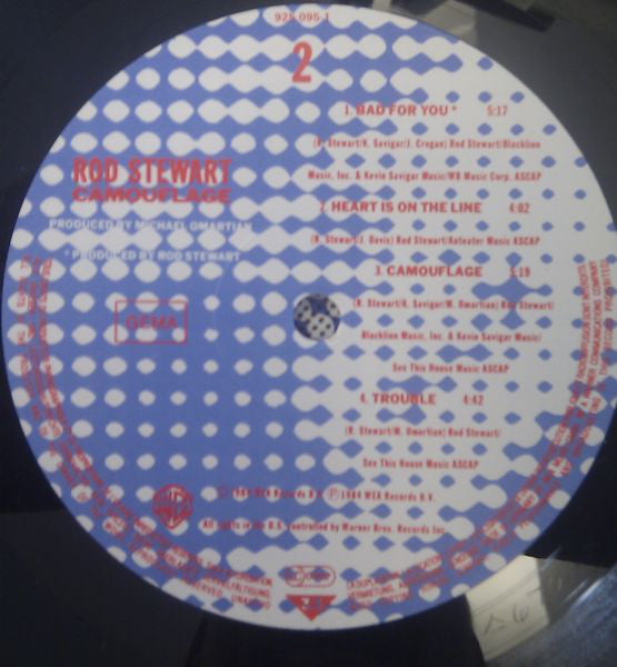 Rod Stewart : Camouflage (LP, Album)