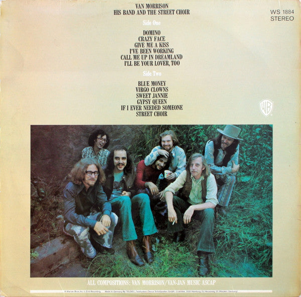Van Morrison : His Band And The Street Choir (LP, Album, RP, Gat)