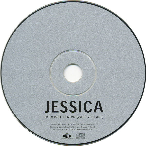 Jessica Folcker : How Will I Know (Who You Are) (CD, Single)